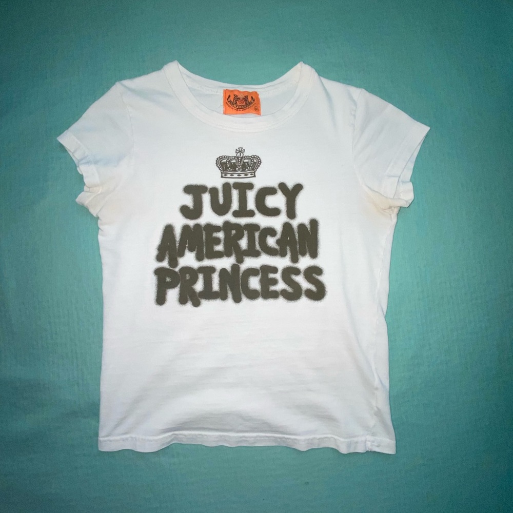 Juicy Couture RARE Juicy American Princess crop top